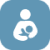 A person seeking divorce counseling holds a baby in a blue circle.