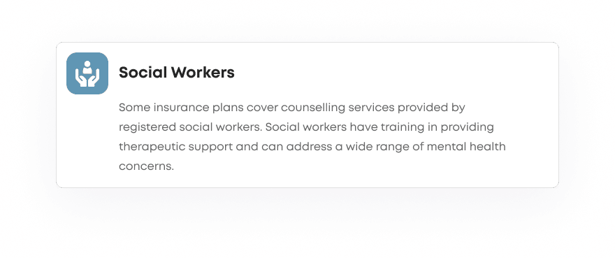 A screen displaying the words Clinical Counsellor.