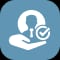 An Clinical Counsellor symbolized by a hand with a check mark.